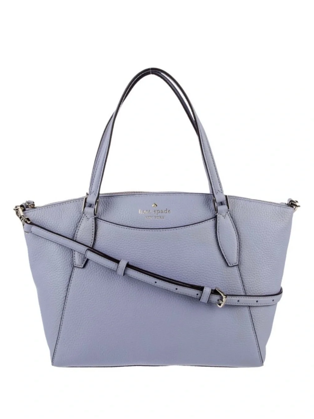 kate spade Lavender Leather Tote with Shoulder Strap